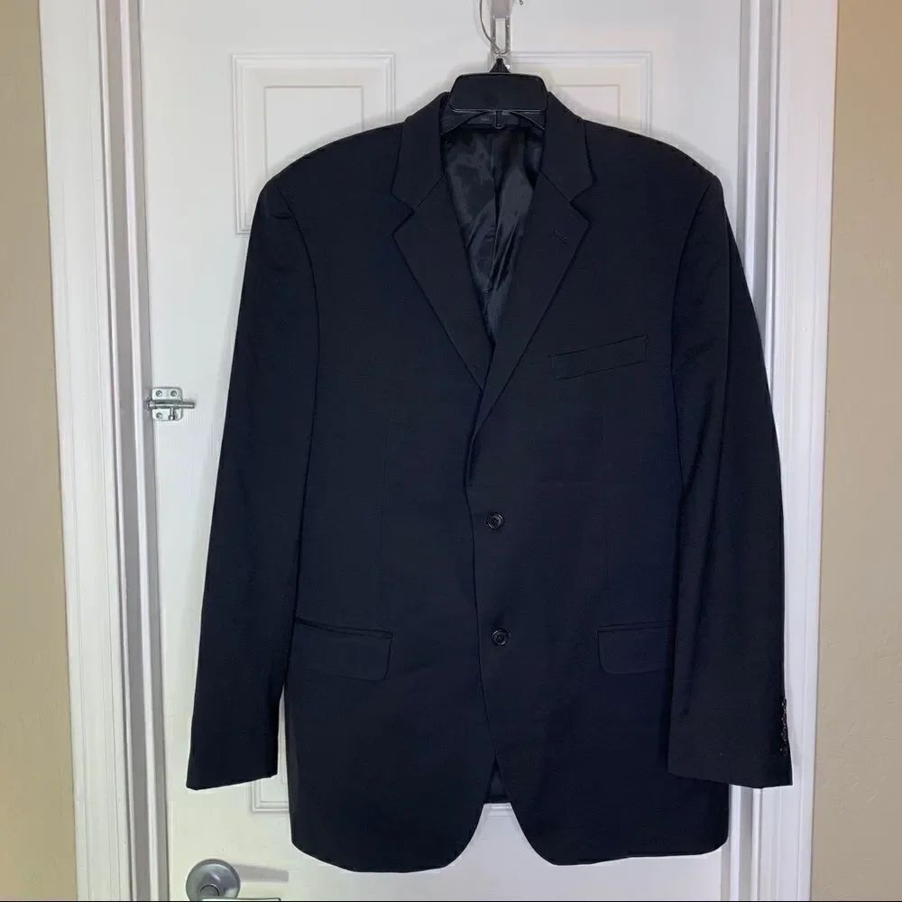 Calvin Klein Black Men’s Sports Coat Size 43L